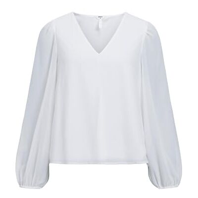 Object dam Objmila Re L/S V-neck Top Noos Blus Object dam Objmila Re L/S V-neck Top Noos Blus