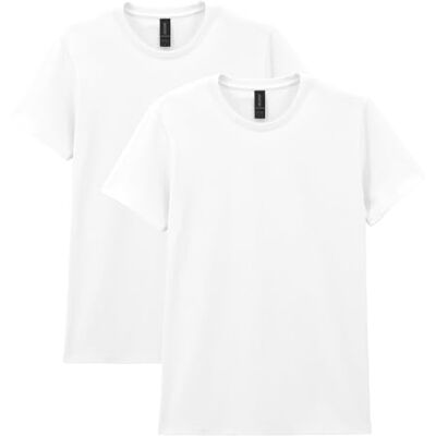 Gildan T-shirt för kvinnor, Vitt, XL Gildan T-shirt för kvinnor, Vitt, XL