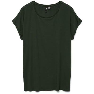 VERO MODA dam Tröja Vmava Plain Ss Top Gajrs Noos, Pine Grove, M VERO MODA dam Tröja Vmava Plain Ss Top Gajrs Noos, Pine Grove, M