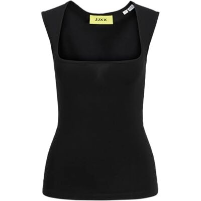 JJXX JACK & JONES Jxisabella Gigi STR Sl Top JRS Noos, svart, XL JJXX JACK & JONES Jxisabella Gigi STR Sl Top JRS Noos, svart, XL