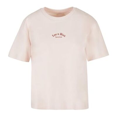 T-shirt för kvinnor, Love Is Blind Love Is Cruel Tee, avslappnad t-shirt med tryck, avslappnad passform, bomull, storlekar XS – 5XL, ROSA, XL T-shirt för kvinnor, Love Is Blind Love Is Cruel Tee, avslappnad t-shirt med tryck, avslappnad passform, bomull, storlekar XS – 5XL, ROSA, XL