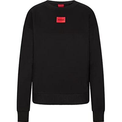 HUGO Damer Nakira Redlabel Tröja, Svart, L HUGO Damer Nakira Redlabel Tröja, Svart, L