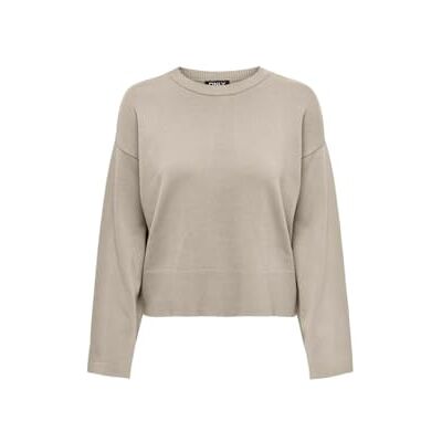 ONLY ONLKALANA LS Boxy O-hals KNT, Whitecap grå, XL ONLY ONLKALANA LS Boxy O-hals KNT, Whitecap grå, XL