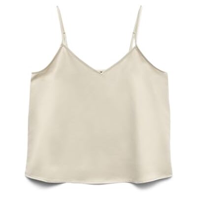 VERO MODA Vmmerle Singlet WVN Ga Noos, Pimpsten, XL VERO MODA Vmmerle Singlet WVN Ga Noos, Pimpsten, XL