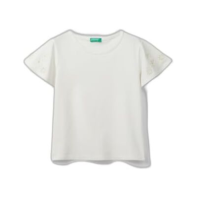 United T-shirt för flickor och flickor, Grädde 0z3, 150 United T-shirt för flickor och flickor, Grädde 0z3, 150