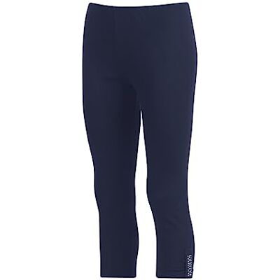 Trigema Leggings 7/8 med kristallstenar, marinblå, 3XL Trigema Leggings 7/8 med kristallstenar, marinblå, 3XL