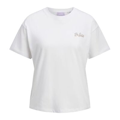 JJXX JACK & JONES Jxgia RLX Ss Print Tee JRS, Ljus vit, M JJXX JACK & JONES Jxgia RLX Ss Print Tee JRS, Ljus vit, M