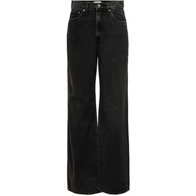 ONLY damjeans, Svart denim, 25W / 30L ONLY damjeans, Svart denim, 25W / 30L
