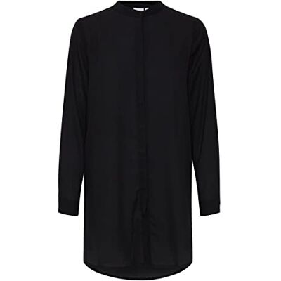 ICHI Damer IHCELLANI Long SH2 blus, 194008/svart, 42 ICHI Damer IHCELLANI Long SH2 blus, 194008/svart, 42