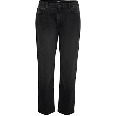 VERO MODA VMKYLA MR Straight J VI1102 NOOS, Svart denim, 28W x 34L VERO MODA VMKYLA MR Straight J VI1102 NOOS, Svart denim, 28W x 34L