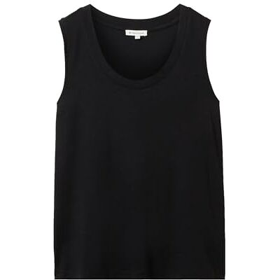 TOM TAILOR damtopp, 14482 – djup svart, M TOM TAILOR damtopp, 14482 – djup svart, M