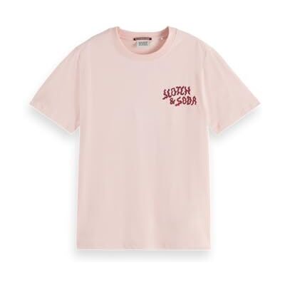 Scotch & Soda Front Back Artwork Regular T-shirt, Skjorta rosa 695, XL Scotch & Soda Front Back Artwork Regular T-shirt, Skjorta rosa 695, XL