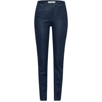 Brax dam stil Shakira fem fickor termo denim jeans, Begagnad mörkblå, 32W x 30L Brax dam stil Shakira fem fickor termo denim jeans, Begagnad mörkblå, 32W x 30L