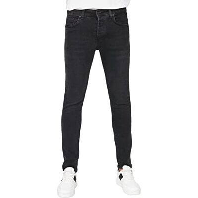 Trendyol Herr normal midja skinny jeans, svart, 34, Svart, 44 SE Trendyol Herr normal midja skinny jeans, svart, 34, Svart, 44 SE