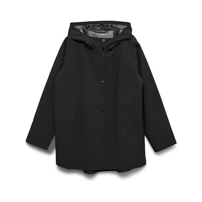VERO MODA Vmhanacami vattentät regnjacka Noos, svart, x_l VERO MODA Vmhanacami vattentät regnjacka Noos, svart, x_l