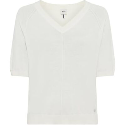 Brax Style Lesley Summer viskos halvkort tröja, 98 offwhite, 46 Brax Style Lesley Summer viskos halvkort tröja, 98 offwhite, 46