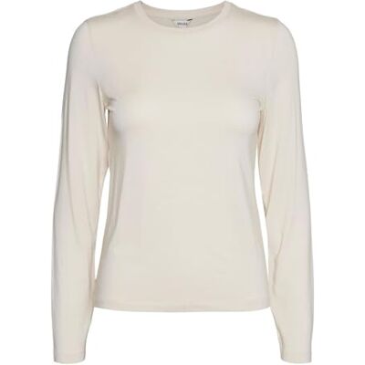 VERO MODA VMFIONA LS O-hals topp VMA NOOS, Björk, M VERO MODA VMFIONA LS O-hals topp VMA NOOS, Björk, M