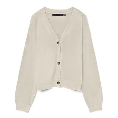 VERO MODA Vmsaba full nål Ls V-hals Cardi Noos, Björk, XS VERO MODA Vmsaba full nål Ls V-hals Cardi Noos, Björk, XS