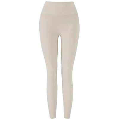 Carlheim Women's active wear leggings Ribbed Panel-Rikke, Beige, Large Carlheim Women's active wear leggings Ribbed Panel-Rikke, Beige, Large