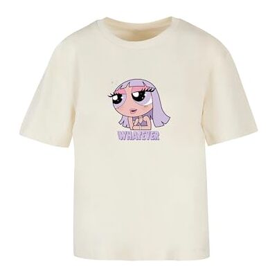 Tee dam-t-shirt, whatever t-shirt, avslappnad t-shirt med fronttryck, avslappnad passform, bomull, storlekar XS – 5XL, Vit, L Tee dam-t-shirt, whatever t-shirt, avslappnad t-shirt med fronttryck, avslappnad passform, bomull, storlekar XS – 5XL, Vit, L