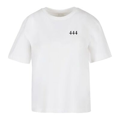dam t-shirt 444 Protection Tee avslappnad t-shirt med tryck, överdimensionerad passform, bomull, storlekar XS – 5XL, Vit, XS dam t-shirt 444 Protection Tee avslappnad t-shirt med tryck, överdimensionerad passform, bomull, storlekar XS – 5XL, Vit, XS