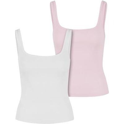 Urban Classics dam-t-shirt, 95% bomull (bio), 5% elastan vit blushedrose 3XL, Vit + blushedros, 3XL Urban Classics dam-t-shirt, 95% bomull (bio), 5% elastan vit blushedrose 3XL, Vit + blushedros, 3XL