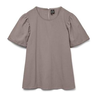 VERO MODA Vmpretty Ss Top WVN Ga Noos, Måne kjol, S VERO MODA Vmpretty Ss Top WVN Ga Noos, Måne kjol, S