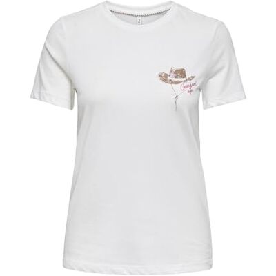 ONLY Onlkita Life Reg S/S Texana Top Box JRS, Molndansare, M ONLY Onlkita Life Reg S/S Texana Top Box JRS, Molndansare, M
