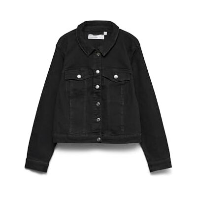 VERO MODA CURVE Vmruna Ls Slim DNM Jck Mix Ga Cur Noos, svart, 44 VERO MODA CURVE Vmruna Ls Slim DNM Jck Mix Ga Cur Noos, svart, 44