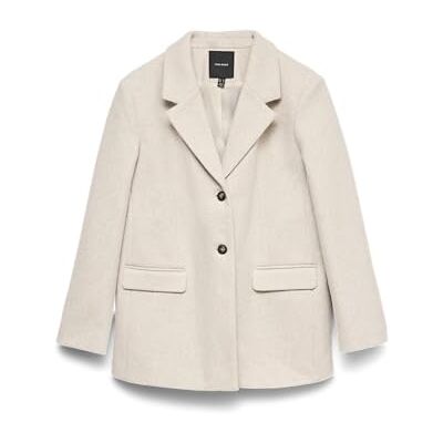 VERO MODA Vmjolien Ls Loose Felt Blazer Noos, Pimpsten, 36 VERO MODA Vmjolien Ls Loose Felt Blazer Noos, Pimpsten, 36