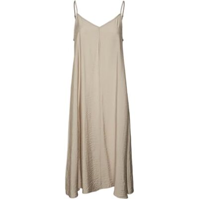 VERO MODA VMJOSIE Calf Singlet Dress WVN GA NOOS, Silver Mink, XS VERO MODA VMJOSIE Calf Singlet Dress WVN GA NOOS, Silver Mink, XS