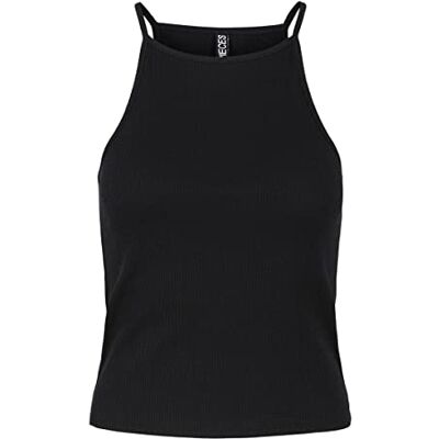 PIECES Dam PCOSTINA Strap TOP NOOS BC t-shirt, svart, XL PIECES Dam PCOSTINA Strap TOP NOOS BC t-shirt, svart, XL