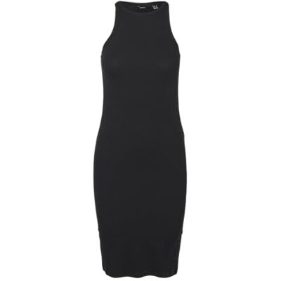 VERO MODA VMCHLOE SL ABK Dress JRS NOOS, svart, XS VERO MODA VMCHLOE SL ABK Dress JRS NOOS, svart, XS