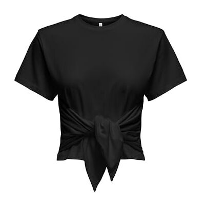 ONLY Onlwill Life S/S slips top JRS, svart, XS ONLY Onlwill Life S/S slips top JRS, svart, XS