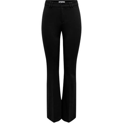 ONLY Bestseller A/S ONLPEACH MW Flared Pant TLR NOOS-byxor, svart, 38/32, Schwarz, 38W x 32L ONLY Bestseller A/S ONLPEACH MW Flared Pant TLR NOOS-byxor, svart, 38/32, Schwarz, 38W x 32L