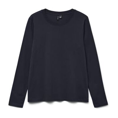 VERO MODA Vmpaulina Ls T-Shirt Ga JRS Noos, natthimmel, M VERO MODA Vmpaulina Ls T-Shirt Ga JRS Noos, natthimmel, M