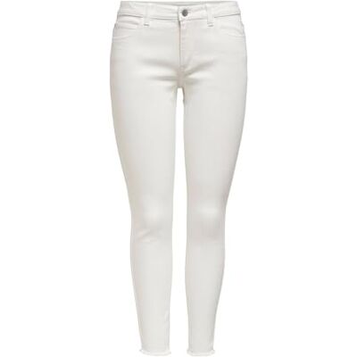 JDY ONLY dam sonja Reg Skinny ANK White DNM jeans, Vit, (L) W x 32L JDY ONLY dam sonja Reg Skinny ANK White DNM jeans, Vit, (L) W x 32L