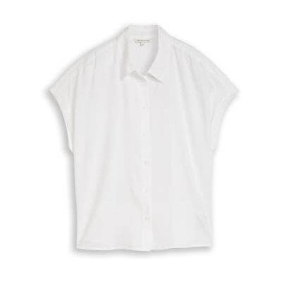 TOM TAILOR 1049799 blusar, 20000-vit, 40 kvinnor TOM TAILOR 1049799 blusar, 20000-vit, 40 kvinnor