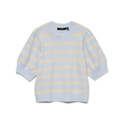 VERO MODA Vmdoffy 2/4 O-hals tröja Ga Noos, Kashmirblå, S VERO MODA Vmdoffy 2/4 O-hals tröja Ga Noos, Kashmirblå, S
