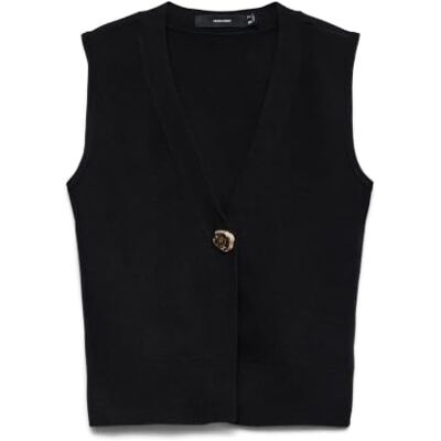 VERO MODA dam Vmagueda Sl V-hals väst Boo Vmagueda Sl V-hals väst Boo (1-pack) VERO MODA dam Vmagueda Sl V-hals väst Boo Vmagueda Sl V-hals väst Boo (1-pack)