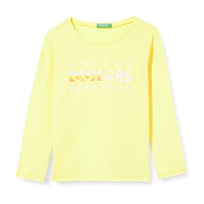 United T-shirt för flickor, Giallo 2v6, 74 cm United T-shirt för flickor, Giallo 2v6, 74 cm