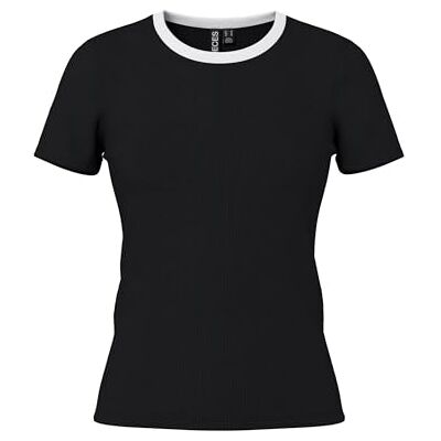 PIECES Pcmay Ss Tee Noos Bc, svart, XL PIECES Pcmay Ss Tee Noos Bc, svart, XL