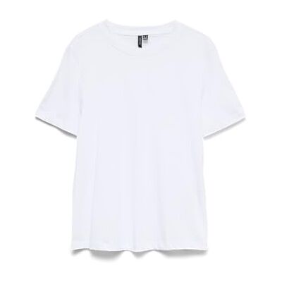 VERO MODA VMPAULINA SS T-shirt GA JRS NOOS, Ljus vit, L VERO MODA VMPAULINA SS T-shirt GA JRS NOOS, Ljus vit, L