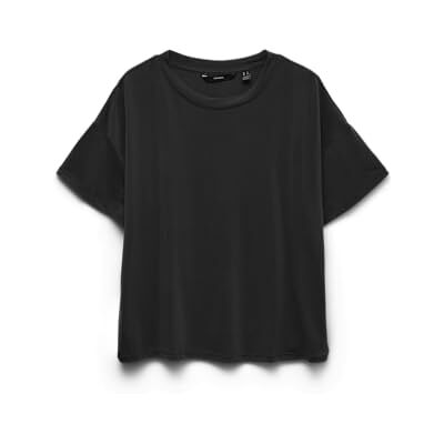 VERO MODA Vmfilli 2/4 Tee JRS Ga Noos, svart, L VERO MODA Vmfilli 2/4 Tee JRS Ga Noos, svart, L