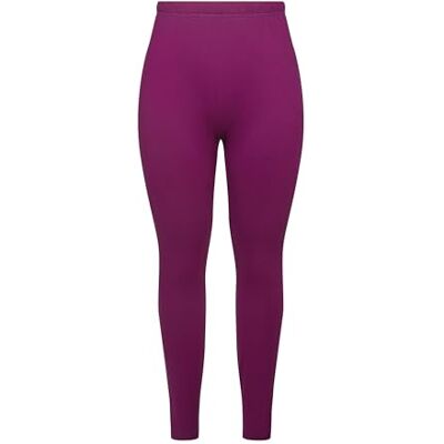 Ulla Popken dam stora storlekar överdimensionerade skidfunktionella leggings, snabbtorkande, extra varm, Bär rosa, 32W x 32L Ulla Popken dam stora storlekar överdimensionerade skidfunktionella leggings, snabbtorkande, extra varm, Bär rosa, 32W x 32L