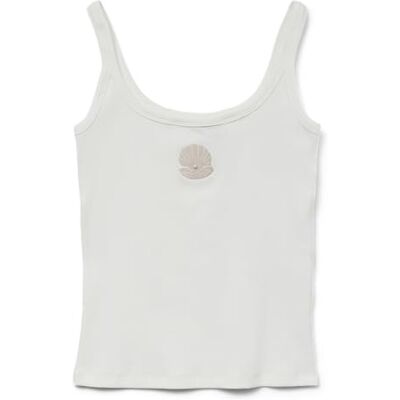 VERO MODA Vmdiana Singlet Top Box JRS, Snövit, L VERO MODA Vmdiana Singlet Top Box JRS, Snövit, L