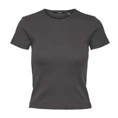 VERO MODA VMCHLOE SS Short TOP GA JRS NOOS, asfalt, XL VERO MODA VMCHLOE SS Short TOP GA JRS NOOS, asfalt, XL