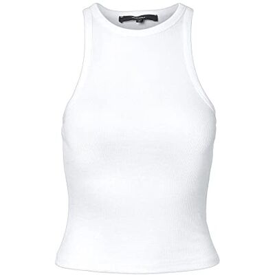 VERO MODA Bestseller A/S Dam VMROMA S/L Rib JRS NOOS Top, Bright White, XS, Ljus vit, XS VERO MODA Bestseller A/S Dam VMROMA S/L Rib JRS NOOS Top, Bright White, XS, Ljus vit, XS