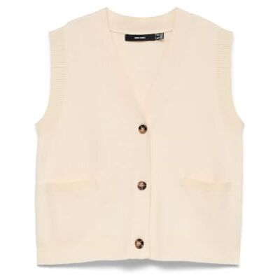 VERO MODA Vmgold Lux Sl V-hals knapp väst VERO MODA Vmgold Lux Sl V-hals knapp väst