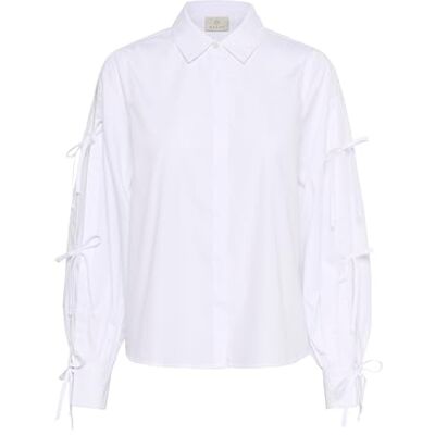 KAFFE dam Women's Shirt Button Up Tying String Details Regular Fit Long Sleeves Tröja KAFFE dam Women's Shirt Button Up Tying String Details Regular Fit Long Sleeves Tröja